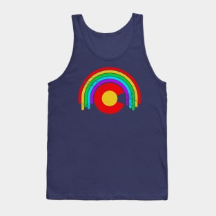 Colorado Flag Rainbow LGBTQ Tank Top